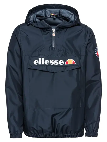 ELLESSE Prechodná bunda 'Mont 2'  námornícka modrá / oranžová / svetločervená / biela
