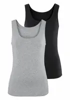 VIVANCE Top  sivá / čierna