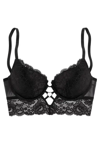 LASCANA Podprsenka  čierna