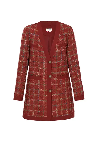 IZIA Blejzer  modrá / oranžová / karmínovo červená