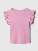 GAP Dětský top s volánky - Holky