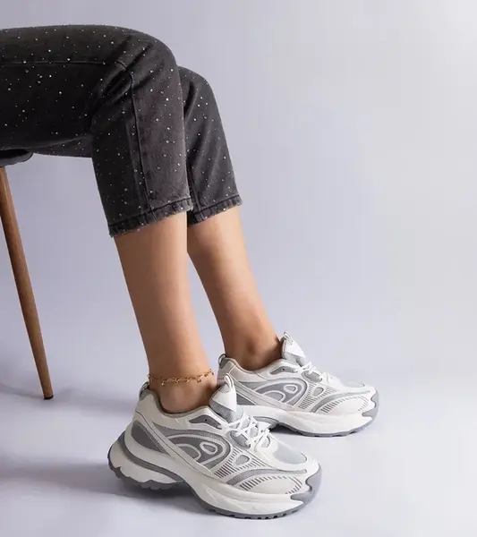 Gemre Gray women's sports sneakers Limon