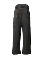 JDY Plisované nohavice 'JDYGeggo Mia'  sivá / čierna