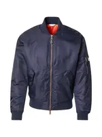 GUESS JEANS Prechodná bunda  námornícka modrá