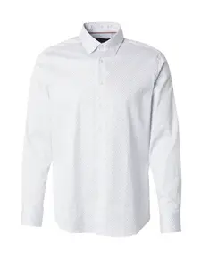 bugatti Košeľa  tmavomodrá / biela