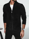 Sweter męski rozpinany czarny Dstreet