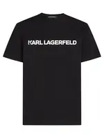 Karl Lagerfeld Tričko  čierna / biela