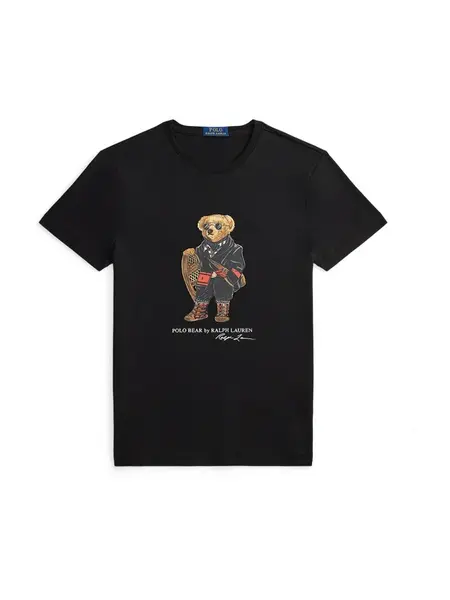 Polo Ralph Lauren Tričko  hnedá / kapučíno / červená / čierna