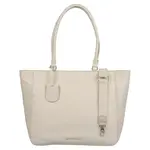 Dámská kožená kabelka na notebook Burkely Alyx - krémová