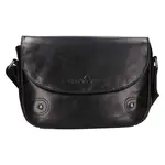 Dámská kožená crossbody kabelka Greenwood Nora - černá
