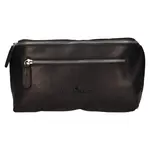 Kožená dámska oblička Greenwood Astrid - čierna