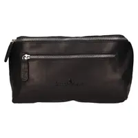 Kožená dámska oblička Greenwood Astrid - čierna