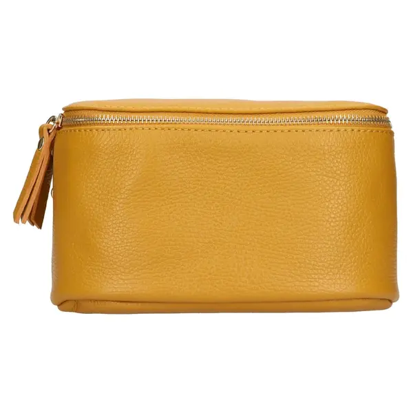 Dámska kožená ľadvinka Italia Milagros - horčicová