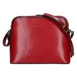 Kožená dámska crosbody kabelka Katana Nicolet - červená