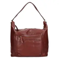 Dámska kožená kabelka Gianní Conti Karla - hnedá