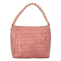 Dámska kožená kabelka Delami Chiara - ružová