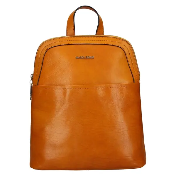 Dámsky kožený batoh Marta Ponti Inea - svetlo hnedá