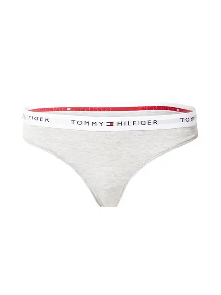Tommy Hilfiger Underwear Tangá  námornícka modrá / sivá melírovaná / tmavočervená / biela