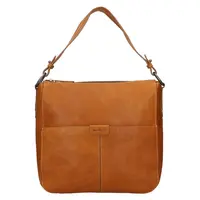 Dámska kožená kabelka Gianní Conti Luka - žlto-hnědá