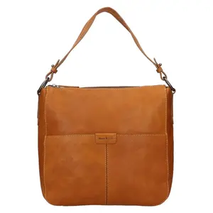 Dámska kožená kabelka Gianní Conti Luka - žlto-hnědá