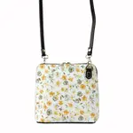 Dámská kožená crossbody kabelka Emily - černá