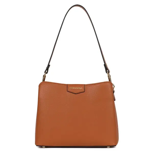 Dámská crossbody kabelka Hexagona Sanna - hnědá
