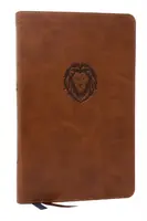 NKJV, Thinline Bible Youth Edition, Leathersoft, Brown, Red Letter, Comfort Print - Thomas Nelson