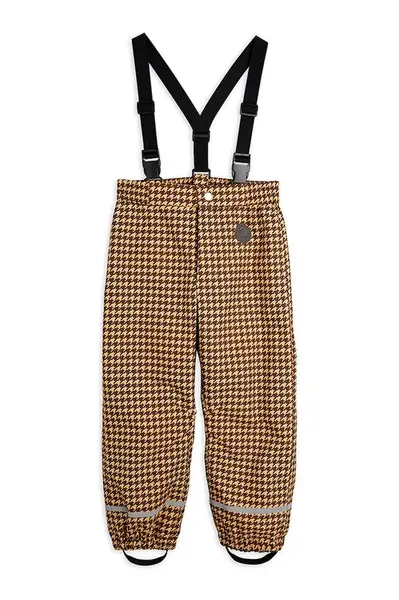 Dětské kalhoty Mini Rodini béžová barva, 11000276