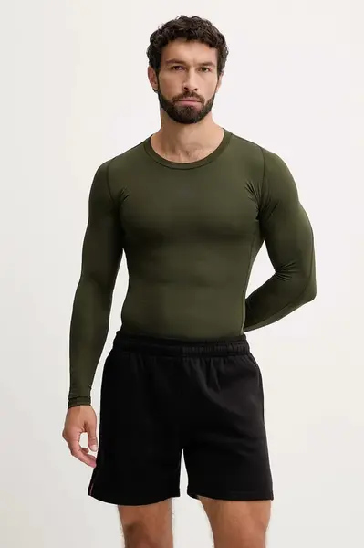 Športové tričko s dlhým rukávom adidas Performance Techfit Compression