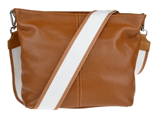 NovaKabelka.cz Prisca Camel s přídavným popruhem III