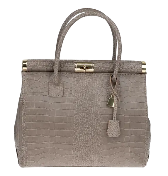 NovaKabelka.cz Laureta Taupe Cocco Lucida