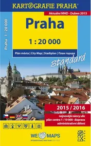 Praha - 1:20 000 plán města standard