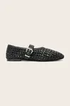 AllSaints baleríny kožené Sabine Woven Flat