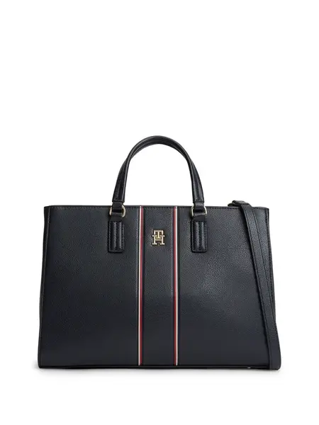 TOMMY HILFIGER Kabelka  námornícka modrá / červená