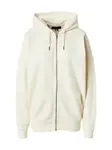 Superdry & Co Tepláková bunda 'Studios'  šedobiela