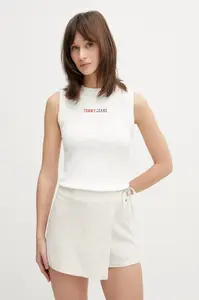 Tommy Jeans top dámský bavlněný s elastanem
