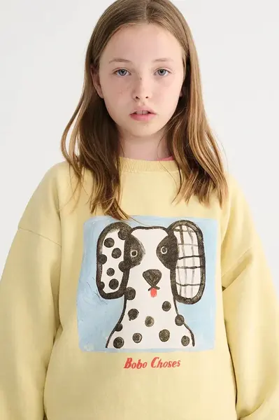 Bobo Choses Detská bavlnená mikina Bobo Choses Van Dog