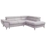 Welnova SEDACÍ SOUPRAVA, textil, šedá