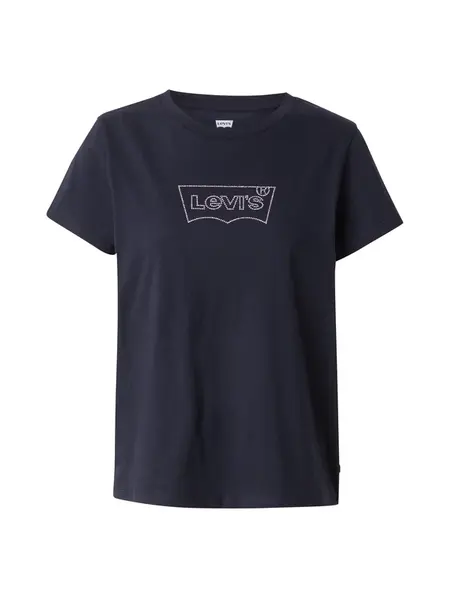 LEVI'S ® Tričko 'Perfect Tee'  čierna / strieborná