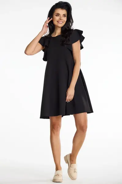 Awama Woman's Dress A643 Black