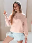 Dámska oversize mikina EASYJOY ružová