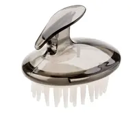 Masážní silikonový kartáč na pokožku hlavy Eurostil Professional - šedý (04427)