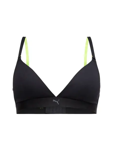PUMA Podprsenka  sivá / limetová / čierna