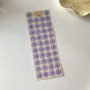 PVC Self-Adhesive Letter Stickers