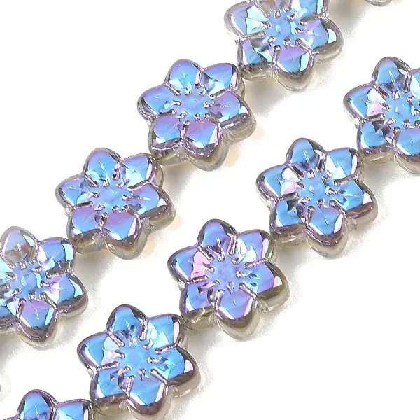 Electroplate Glass Beads Strands