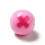 Two Tone Opaque Acrylic Beads