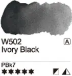 Akvarelová barva Mijello 15ml – 502 Ivory Black