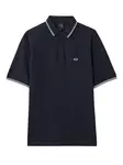ARMANI EXCHANGE Tričko  námornícka modrá / biela
