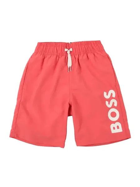BOSS Plavecké šortky  béžová / melónová