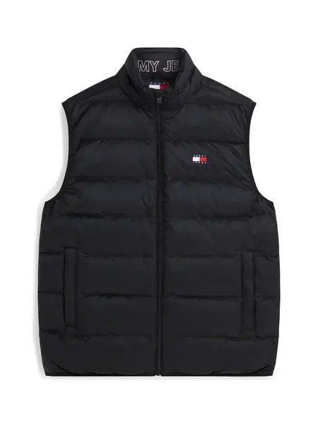 Tommy Jeans Vesta 'Lightweight Packable Ripstop Down Gilet'  čierna